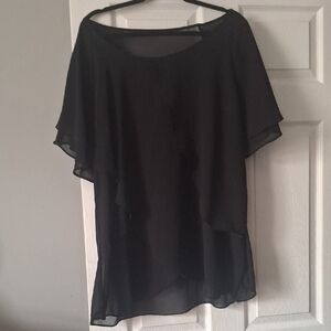 Elegant Black Women's Top